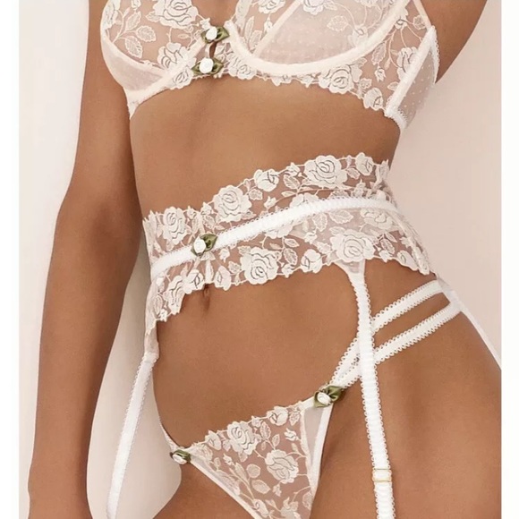 NWT For Love & Lemons Sweetheart Lingerie - Picture 1 of 15
